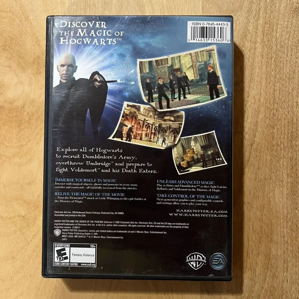 Harry Potter and the Order of the Phoenix PC- NO‎ Manual.